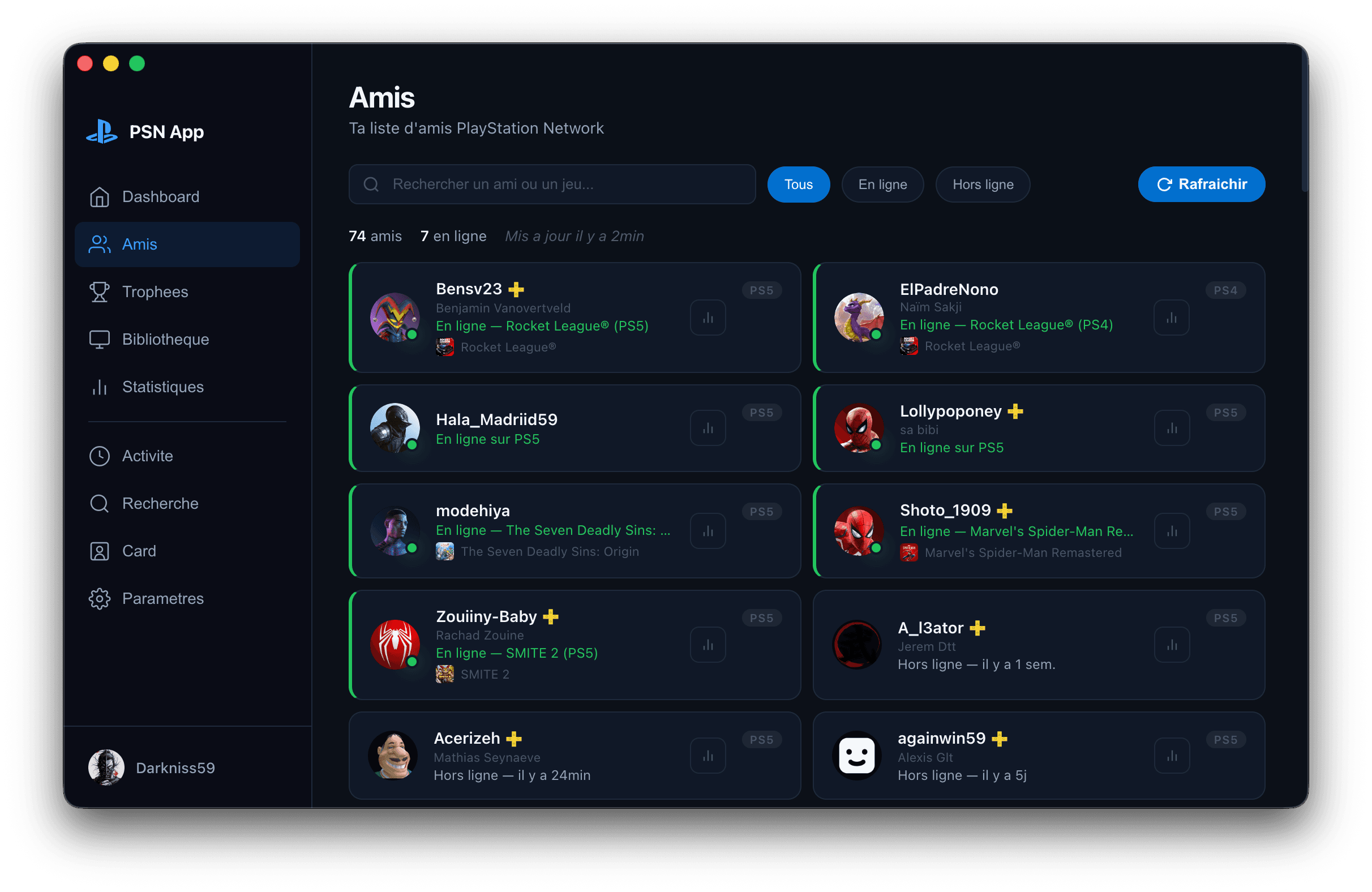 PSN App — capture 2